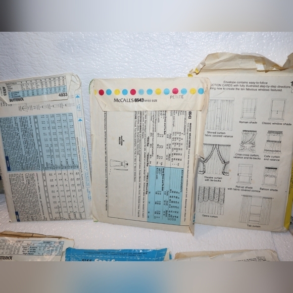 Lot of Sewing Patterns Simplicity McCall Butterwick - Picture 13 of 16